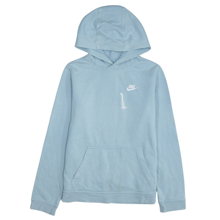 Nike Boys Blue Pullover Hoodie XL Lightweight Fleece Sweatshirt