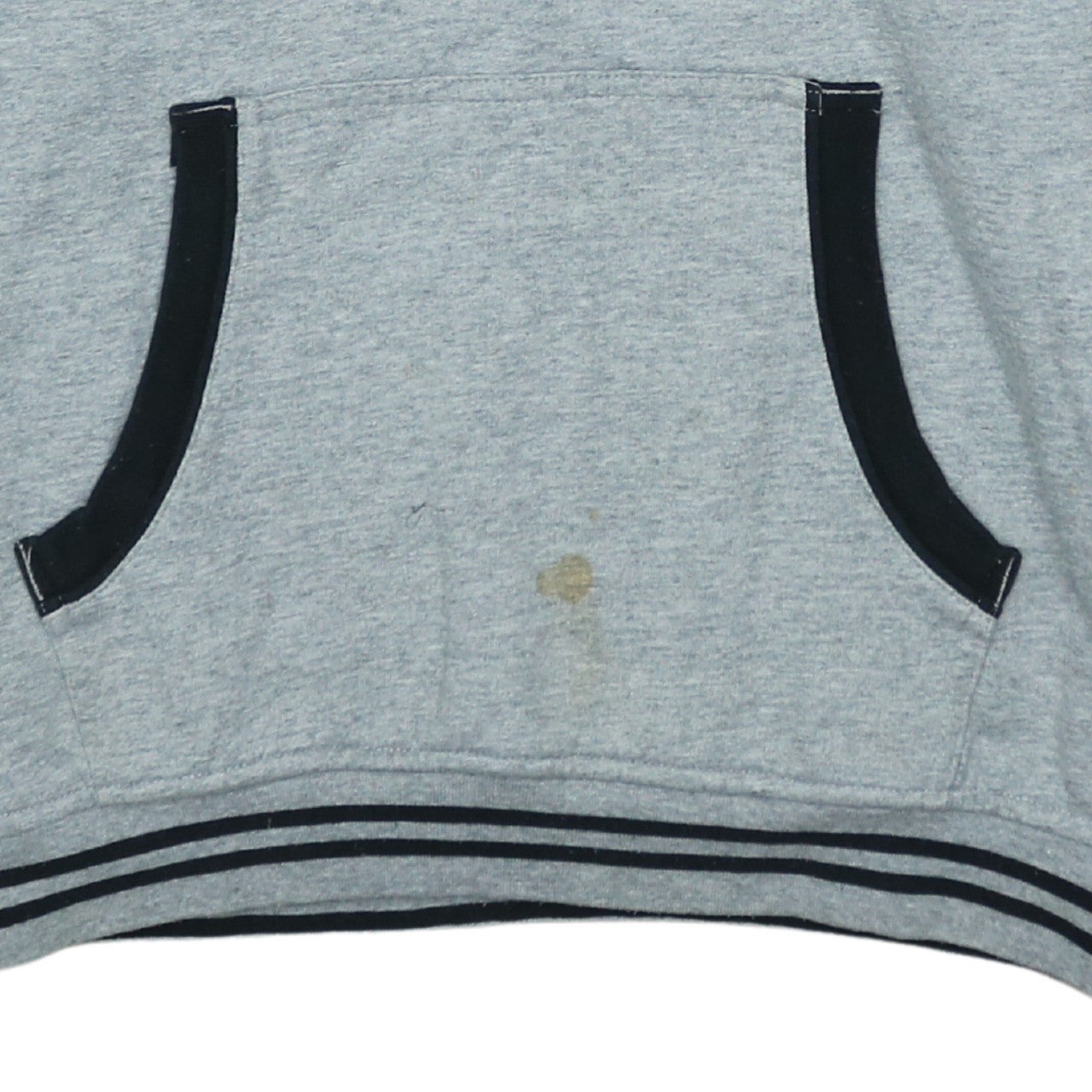 Kappa Men's Grey Pullover Hoodie Medium Sports Logo Sweatshirt