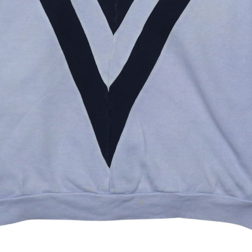 Fred Perry Men's White V-Neck Retro Sweatshirt Small