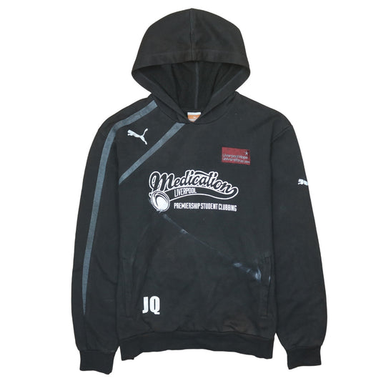Puma Men's Black XL Pullover Hoodie Liverpool Hope University Graphic