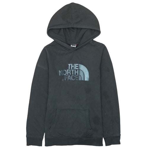 The North Face Boys Black XL Pullover Hoodie Fleece Logo Sweatshirt