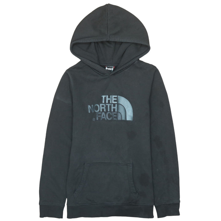 The North Face Boys Black XL Pullover Hoodie Fleece Logo Sweatshirt