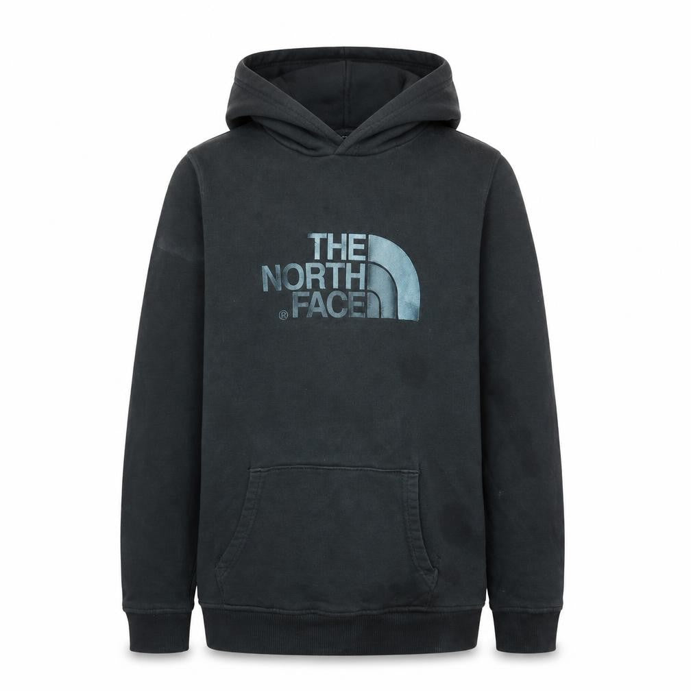The North Face Boys Black XL Pullover Hoodie Fleece Logo Sweatshirt