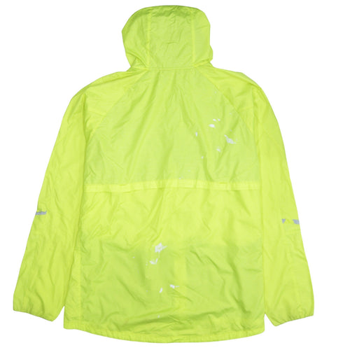 Russell Men's Yellow XL Windbreaker Hooded Sports Jacket