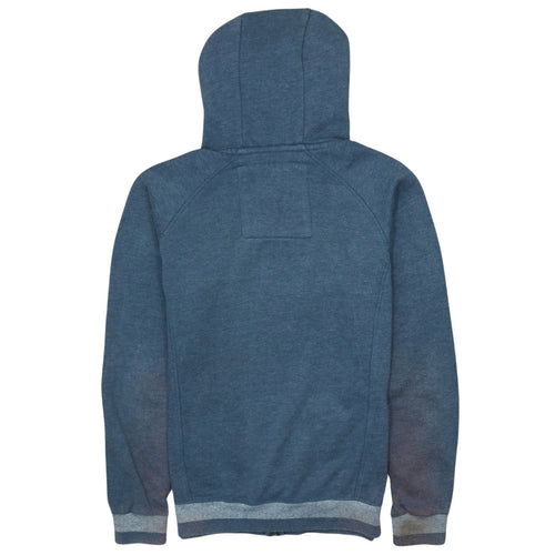Diesel Men's Blue Full Zip Hoodie Size S Ring Spun Cotton