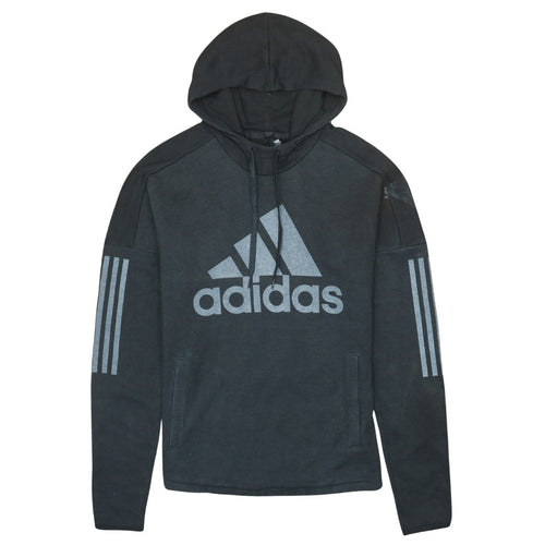 Adidas Men's Black Pullover Hoodie Small Logo Sportswear
