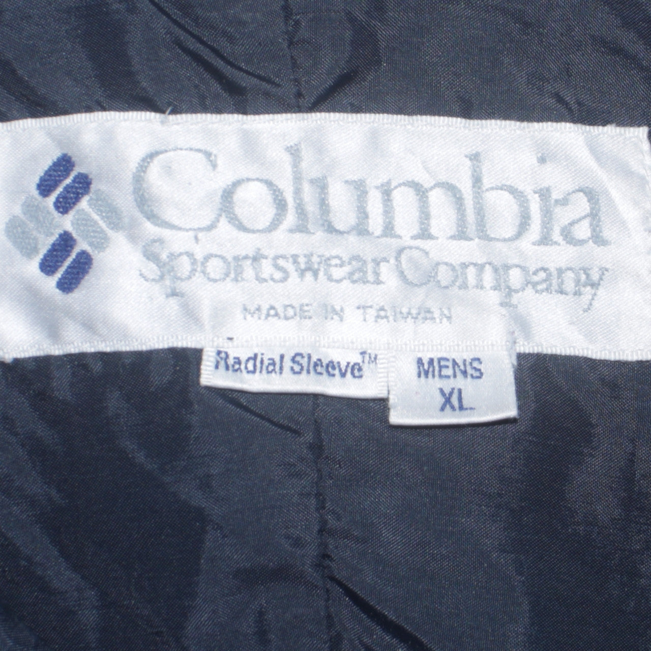 Columbia Mens Blue Purple XL Windbreaker Jacket Waterproof Nylon