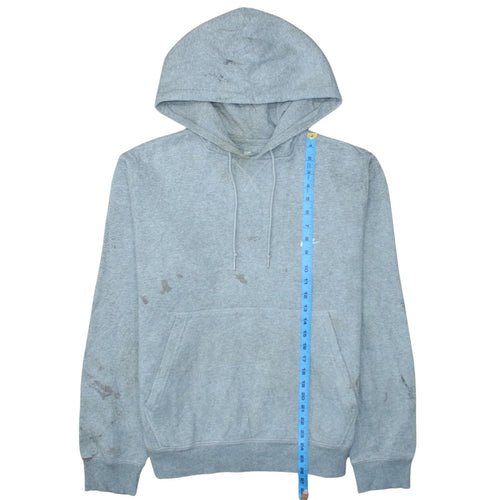 Nike Men's Grey Pullover Fleece Hoodie L Regular Fit