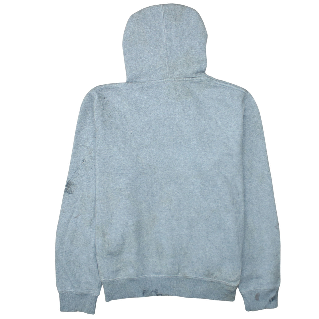 Nike Men's Grey Pullover Fleece Hoodie L Regular Fit