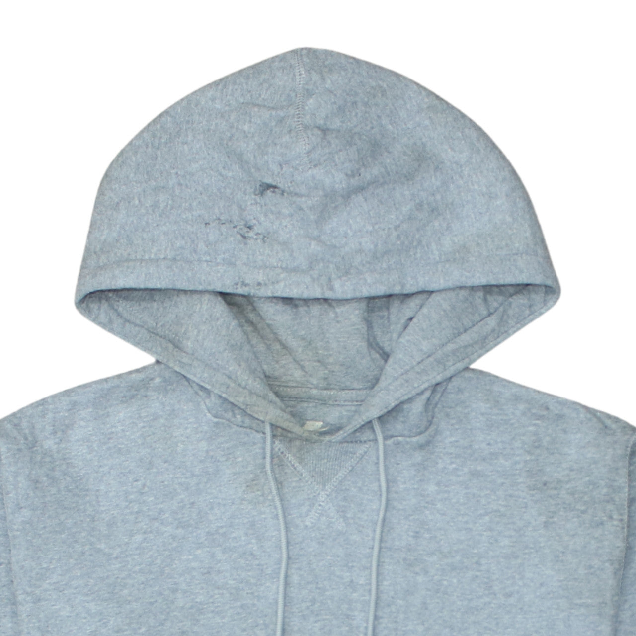 Nike Men's Grey Pullover Fleece Hoodie L Regular Fit