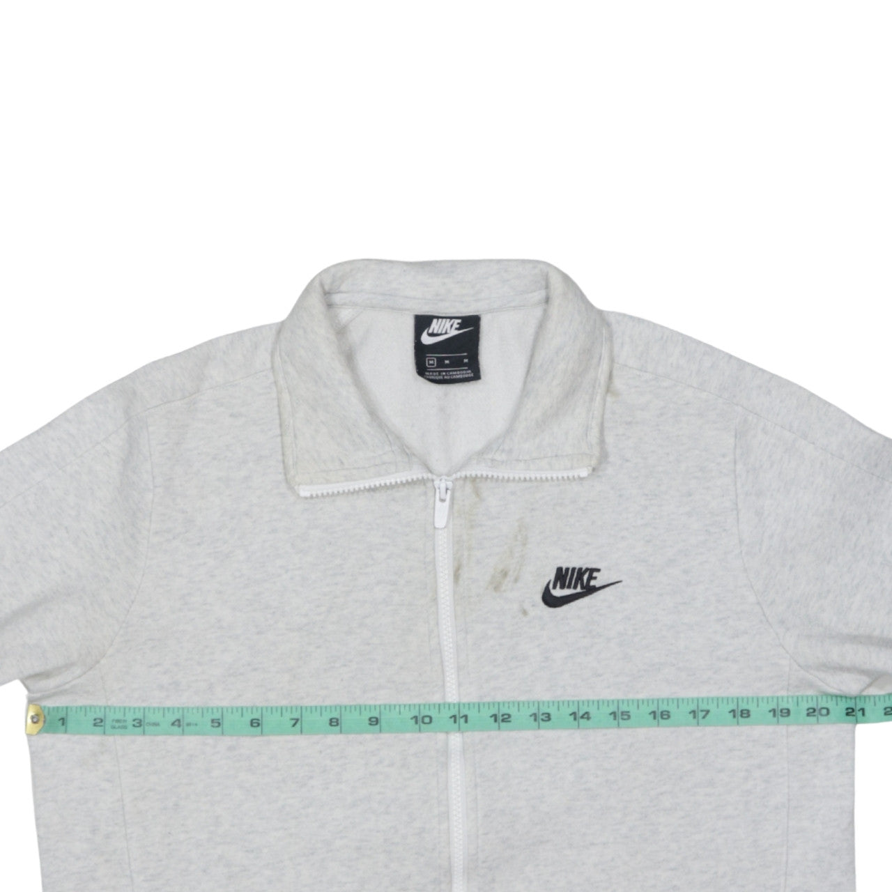 Nike Men's Grey Full Zip Track Jacket Size M Regular Fit