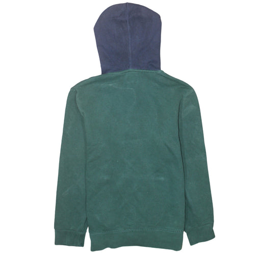 Levi's Men's Green Pullover Hoodie Size S Logo Fleece Sweatshirt