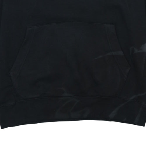 Nike Men's Black Pullover Hoodie Small Regular Fit Fleece Sweatshirt