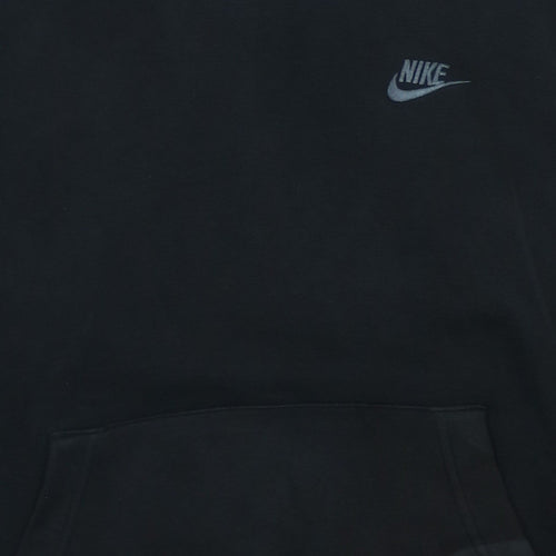 Nike Men's Black Pullover Hoodie Small Regular Fit Fleece Sweatshirt