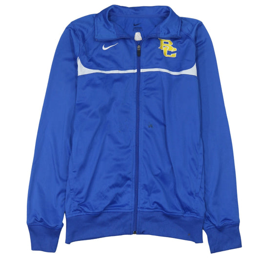 Nike Men's Blue Track Jacket Size L Sports Full Zip Activewear