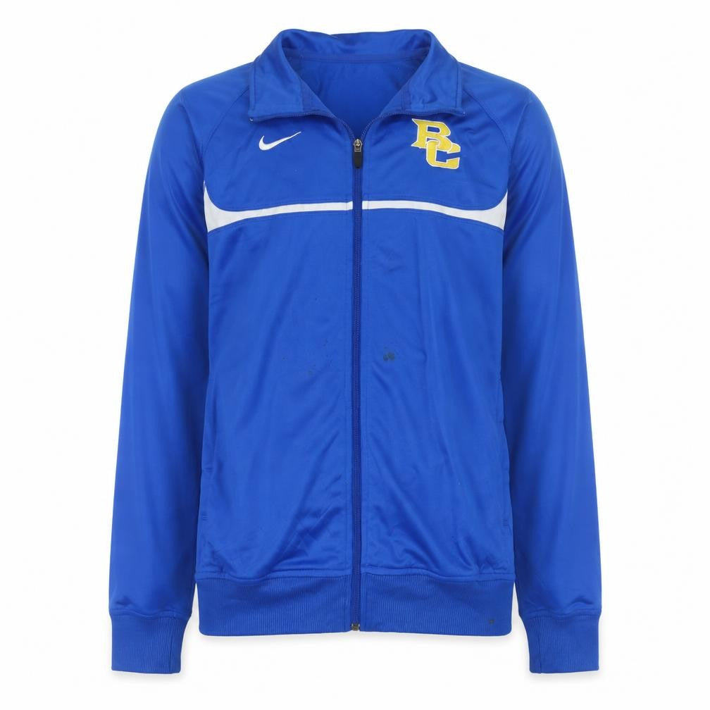 Nike Men's Blue Track Jacket Size L Sports Full Zip Activewear