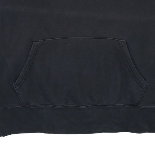 Adidas Women's Black & Teal Hoodie Size 10 Raglan Sleeve Pullover