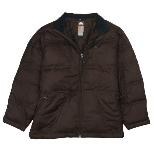 Front view of Nike ACG Men's Brown XXL Padded Windbreaker Jacket