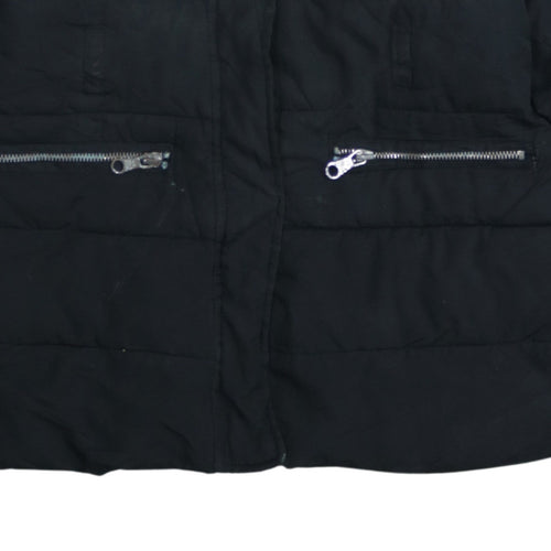 U.S. Polo Assn. Men's Black Hooded Puffer Jacket Size S