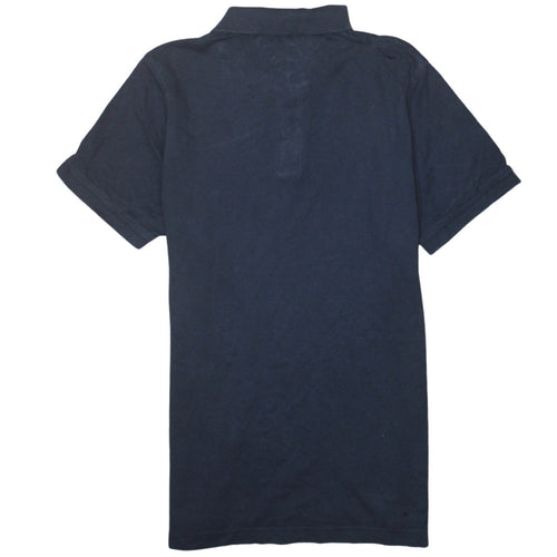 Tommy Hilfiger Men's Navy Blue Slim Fit Cotton Polo Shirt L