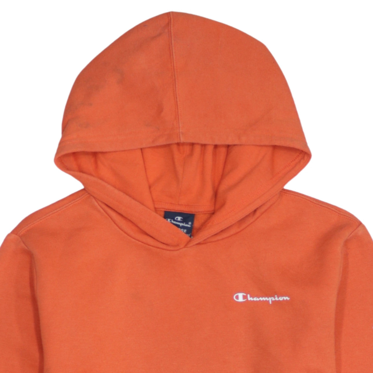 Champion Boys Orange Pullover Hoodie 13-14 Years Regular Fit