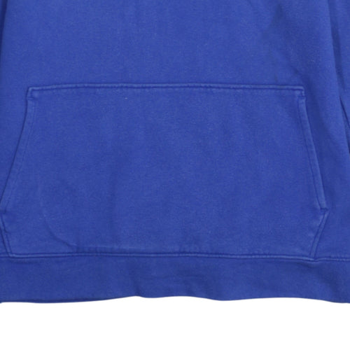 Under Armour Boys Blue YXL Pullover Hoodie with Logo Print