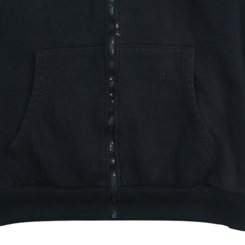 Umbro Men's Black XXL Full Zip Hoodie with Logo Design