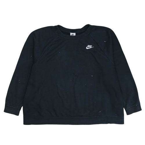Nike Women's Black 2XL Crew Neck Pullover Sweatshirt