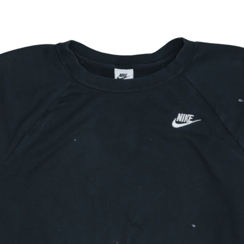 Nike Women's Black 2XL Crew Neck Pullover Sweatshirt