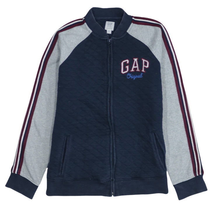 GAP Boys Blue Quilted Zip Track Jacket Size 14-16 Years