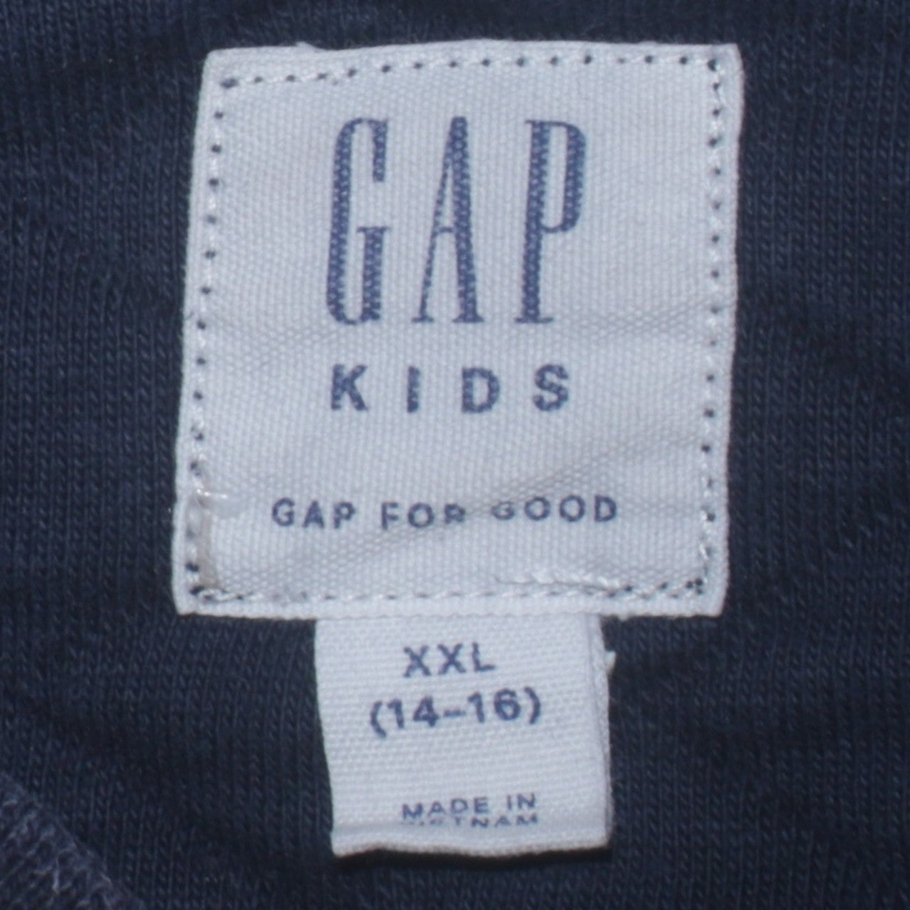 GAP Boys Blue Quilted Zip Track Jacket Size 14-16 Years