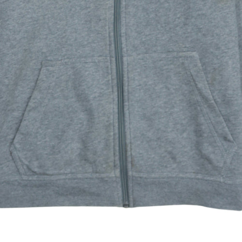Nike Boys Grey Full Zip Hoodie Sweatshirt XL 158-170cm Classic Fleece