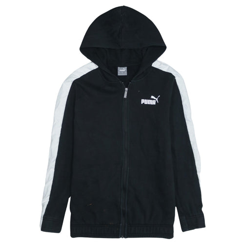 Puma Men's Black Full Zip Hoodie Size S Sportswear