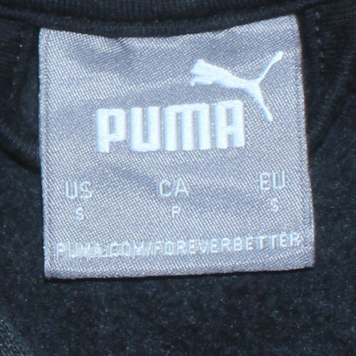 Puma Men's Black Full Zip Hoodie Size S Sportswear
