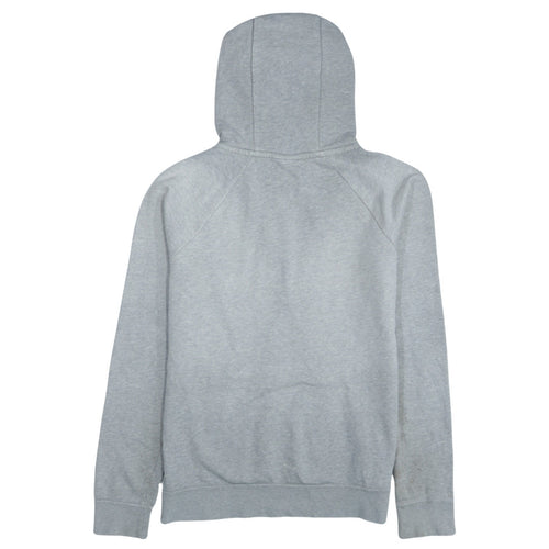 Nike Men's Grey Pullover Hoodie Small Logo Sportswear Fleece
