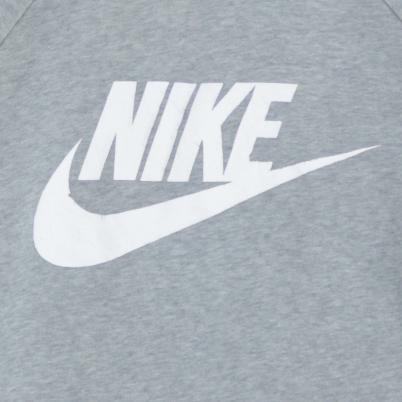 Nike Men's Grey Pullover Hoodie Small Logo Sportswear Fleece