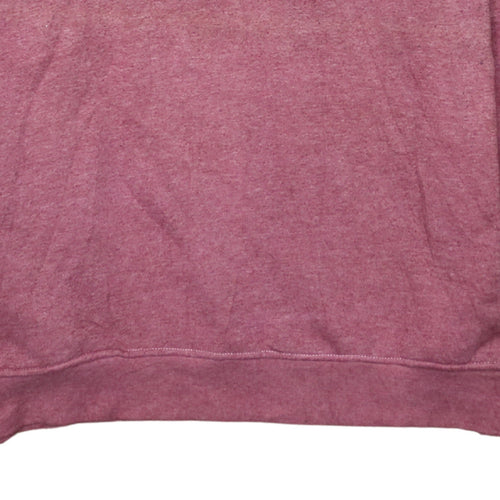 Disney Womens Pink Minnie Mouse Pullover Hoodie Size Small