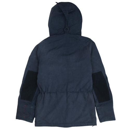 Carhartt Women's Navy Hooded Parka XS Faux Fur Trim Winter Coat