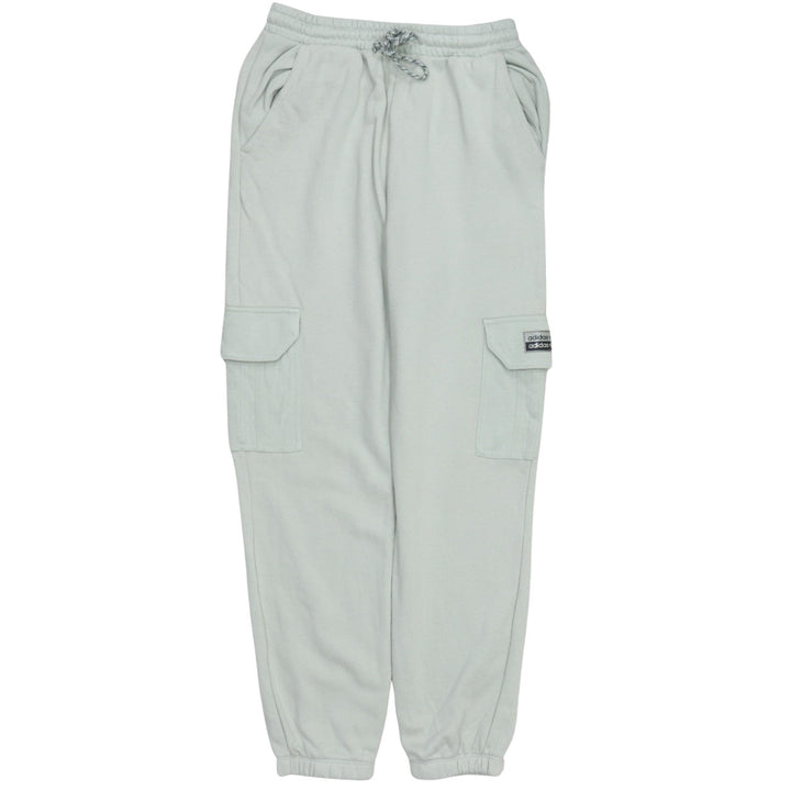 Adidas Womens Grey Cargo Jogger Trousers Size 10 Fleece
