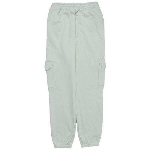 Adidas Womens Grey Cargo Jogger Trousers Size 10 Fleece