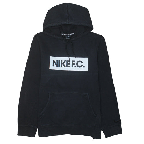 Nike F.C. Men's Black Pullover Hoodie M Graphic Sports Sweatshirt