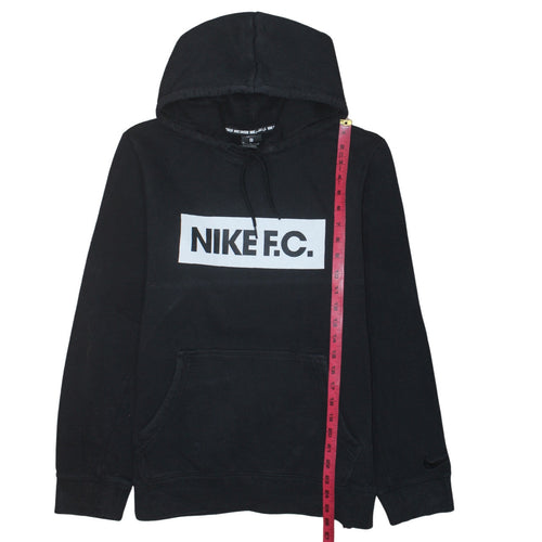 Nike F.C. Men's Black Pullover Hoodie M Graphic Sports Sweatshirt
