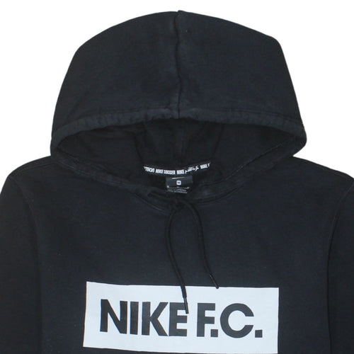 Nike F.C. Men's Black Pullover Hoodie M Graphic Sports Sweatshirt