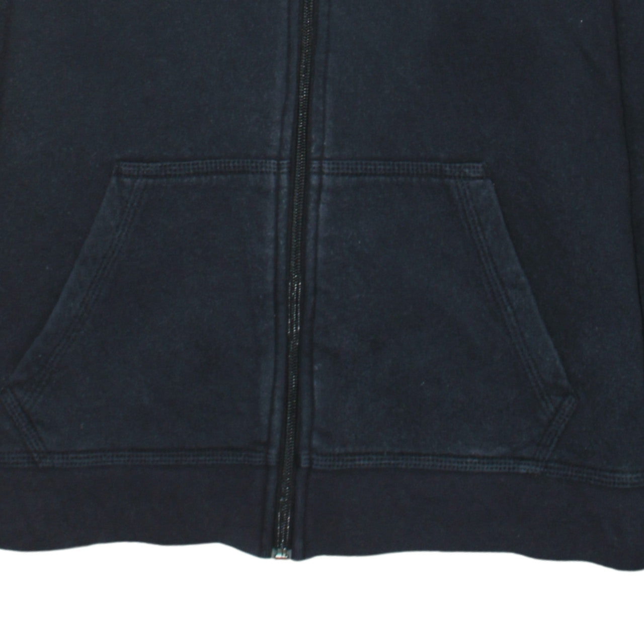 Nike Boys Black Full Zip Hoodie 13-15 Years Fleece Sweatshirt