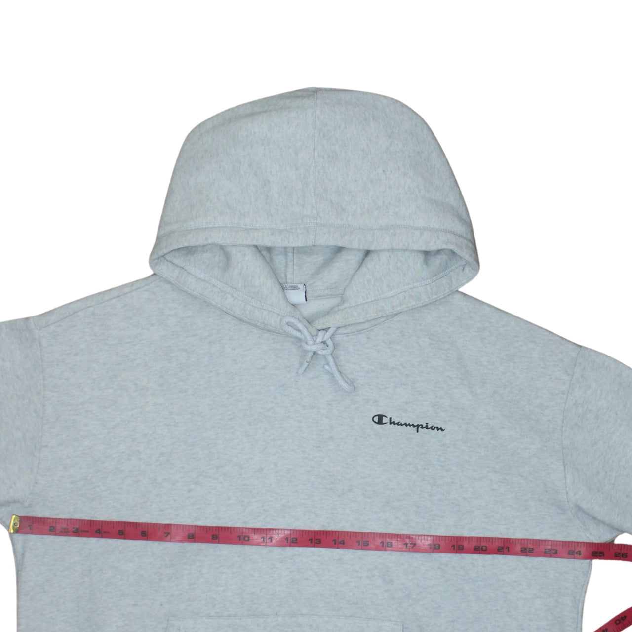 Champion Men's Grey 2XL Pullover Hoodie Fleece Logo Sweatshirt