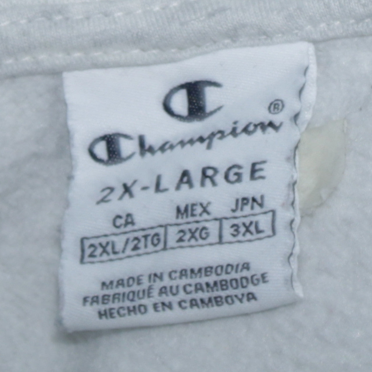Champion Men's Grey 2XL Pullover Hoodie Fleece Logo Sweatshirt
