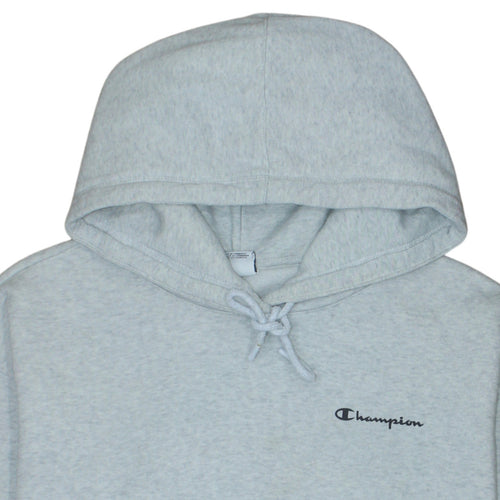 Champion Men's Grey 2XL Pullover Hoodie Fleece Logo Sweatshirt