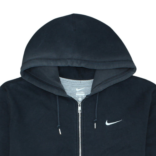 Nike Men's Black XL Full Zip Fleece Hoodie Sweatshirt