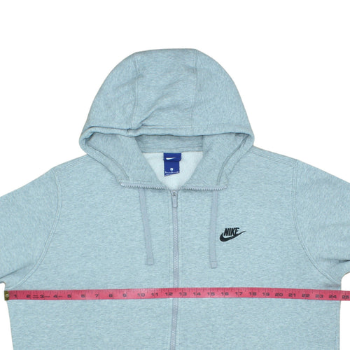 Nike Men's Grey Full Zip Hoodie XL Sportswear Fleece Sweatshirt