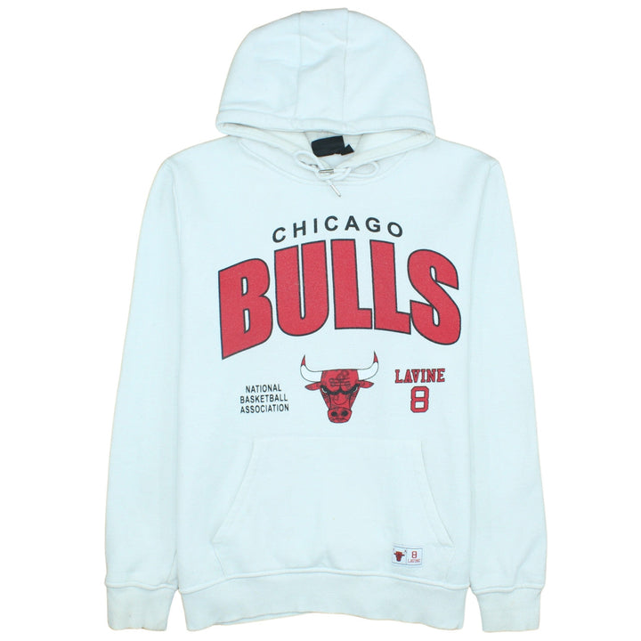 Primark NBA Men’s White Chicago Bulls Hoodie XL Pullover Sweatshirt